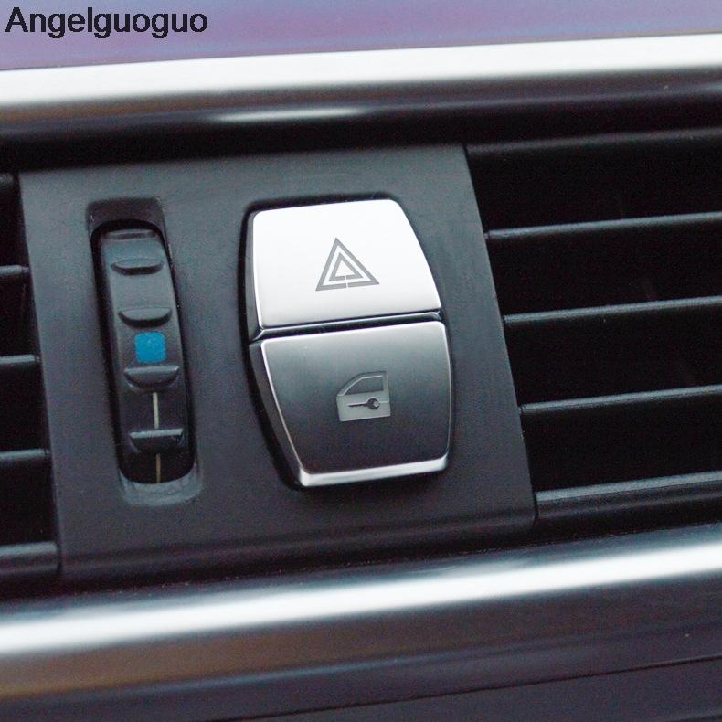 ABS салон автомобиля Чехлы для кнопок наклейки подходят для BMW 5 5GT 6 7 серии F10 F07 F06 F20 F30 F32 F01 F02 F25 F26 авто