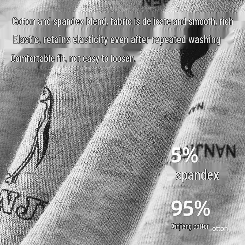 Nanjiren Мужские хлопковые боксеры-брифы премиум-класса с антибактериальным эффектом