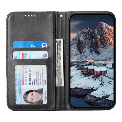Чехол для Samsung Galaxy S25 Ultra из искусственной кожи с текстурой теленка, чехол для телефона с кошельком