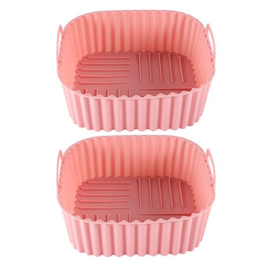 Силиконовая корзина для аэрофритюрницы - Многоразовая, Антипригарная, Не содержит БФА, Термостойкая с ручками