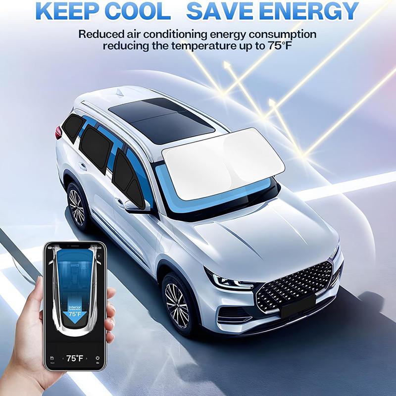 Windshield Sunshade Window Windscreen Cover For Toyota 4 Runner 2025 Sun Shade Auto Sun Visor Car-cover Auto Solar Protection