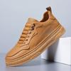 Brand Men's Outdoor Comfortable Wear-resistant Sports and Leisure Shoes High-quality Autumn New Men Leather Leisure Board Shoes