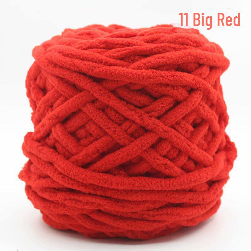 Толстая пряжа Ice Wool для вязания одеял, тапочек, шейных платков и шарфов