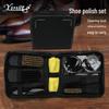 Yingte Leather Shoe Care Set: Shoe Polish, Maintenance Oil & Brush for Black Leather