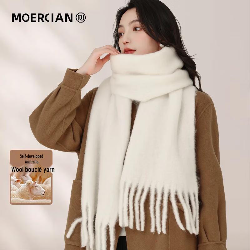 Women's Winter Wool Scarf and Shawl