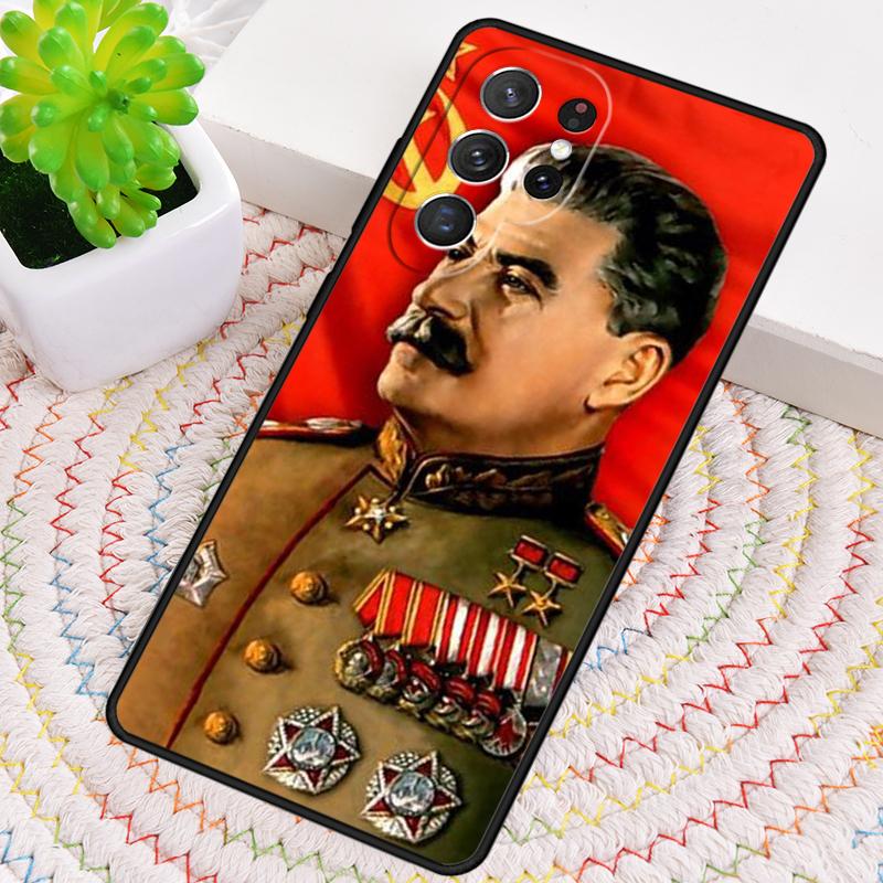 Русский Сталин СССР ТПУ Чехол для телефона Для Samsung Galaxy note 10 pro S26 S25 S24 S23 S22 Ultra Plus S21 FE S20 Ударопрочный Чехол