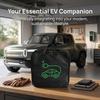 EV Charging Cable Storage Bag Shockproof Protective Organizer for Electric Vehicle Charger Universal Car Trunk Accessory