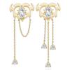 WUIHA 925 Sterling Silver 5 * 10 MM Marquise Cut D Color Real GRA Moissanite Diamonds Gemstone Drop Dangle Earrings Fine Jewelry