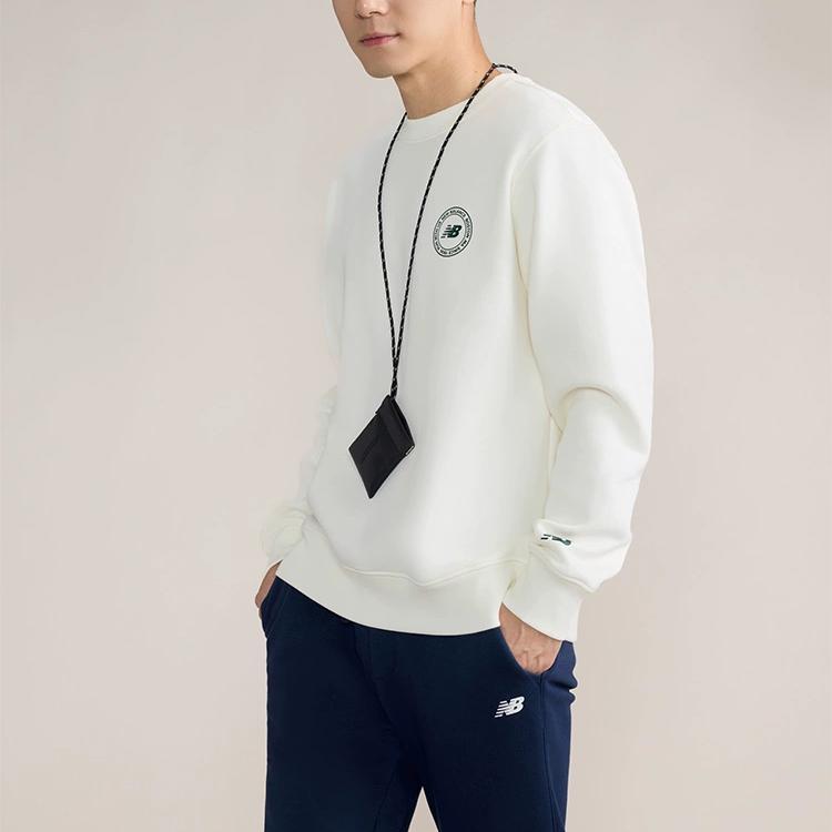 New Balance Толстовка мужская белая AMT43366-CIC