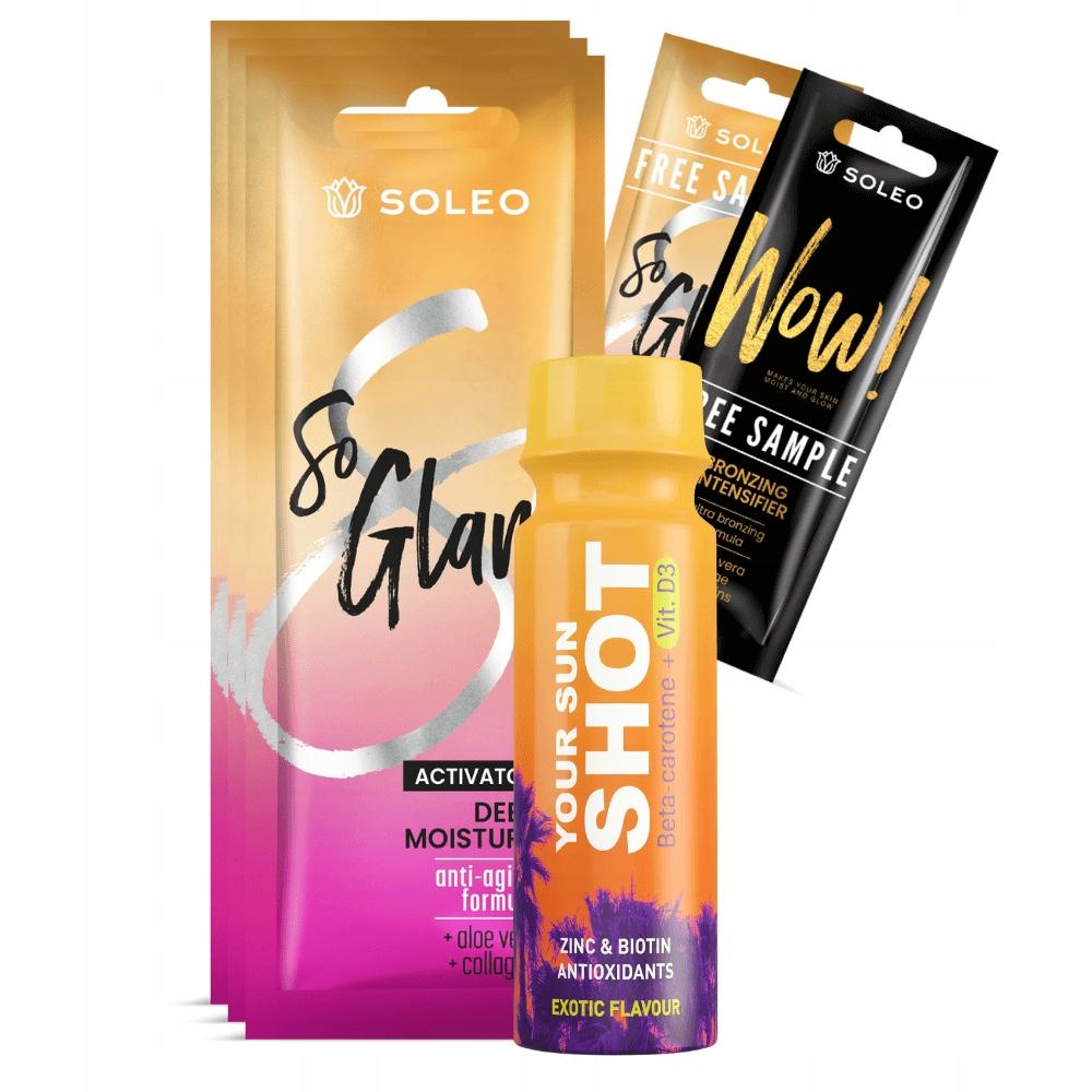 Soleo So Glam 3x15ml Tanning Accelerator + Freebies