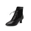 2025 Short Boots  Pointy High Heels Tie Women's Boots Large Women's Shoes Botines Mujer Botas Mujer Invierno Botas De Mujer