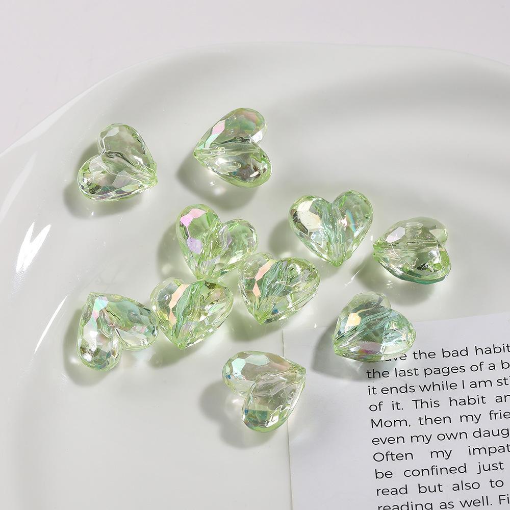20Pcs Symphony Acrylic Love Crystal Beads DIY Jewelry Accessories