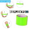 REFLEKTOX браслет со светоотражающей полосой, браслет со шлепком, светящийся браслет, 10 штук