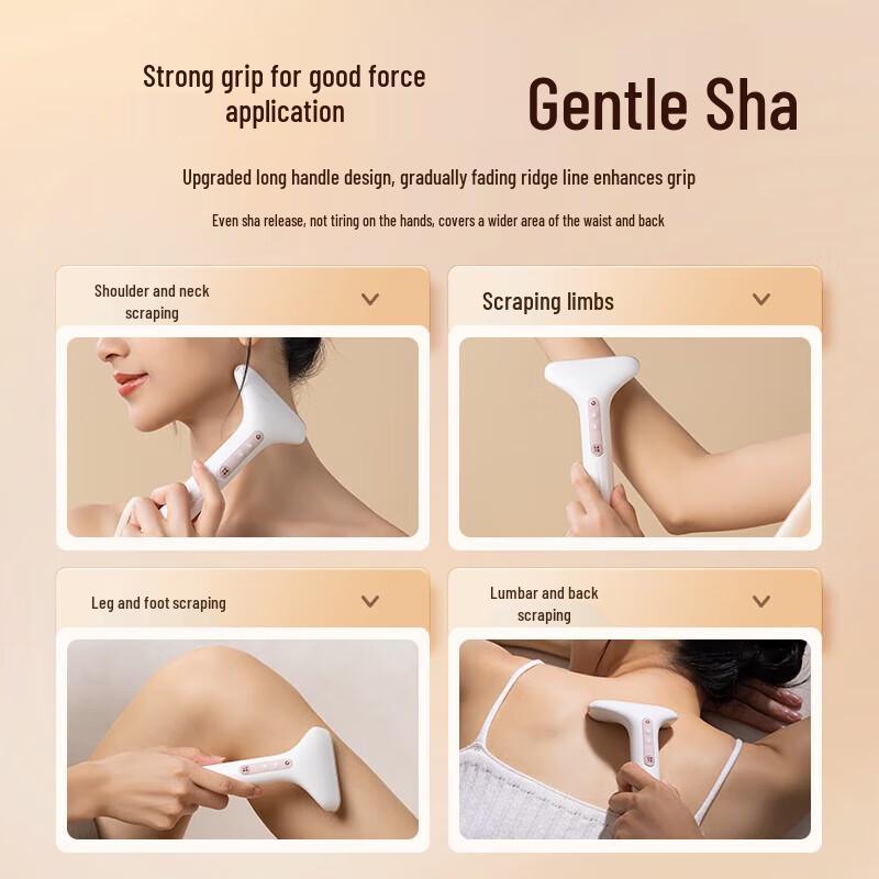 Electric Red Light & Heat Gua Sha Massager