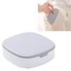 Portable Jewelry Case Multifunctional Orderly Storage White Gray Mini Travel Jewellery Box for Home