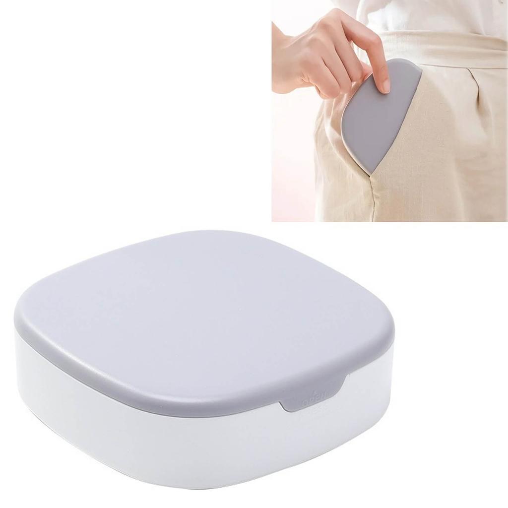 Portable Jewelry Case Multifunctional Orderly Storage White Gray Mini Travel Jewellery Box for Home