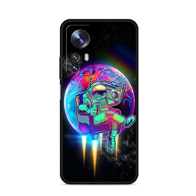 Чехол для Xiaomi Mi 11 Lite 5G NE 11T Pro 10T 9T 12 12T 12S 12X 11X 11i Note 10 9, силиконовый чехол из ТПУ для телефона с мультяшным крутым астронавтом