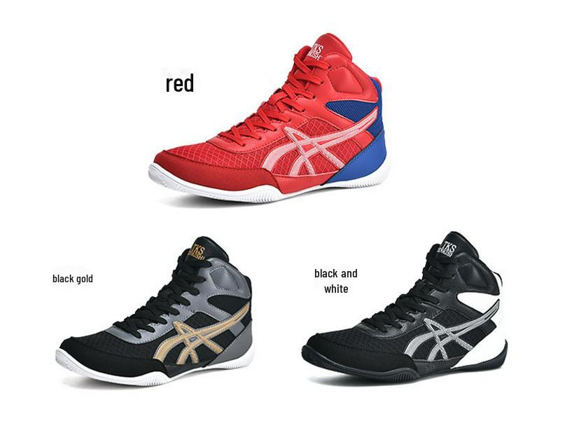 Мужская профессиональная обувь для борьбы, бокса, саньда и соревнований с высоким верхом.