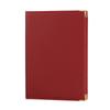 No Inserts A4 Agreement Folder PU Leather Contract Book Certificate Diploma Cover  Conference