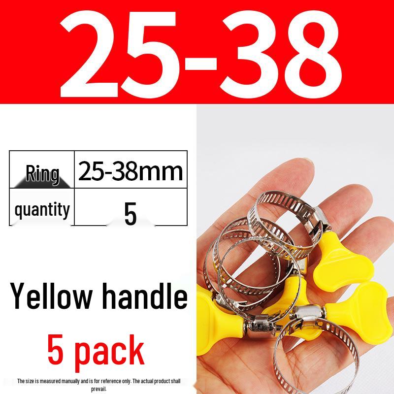 Хомут из нержавеющей стали, лента с ручной затяжкой для водопроводных и воздушных труб