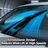 Suitable for Peugeot 3008 2008 2009-2015 front and rear window windshield wipers 30 inches + 28 inches + 12