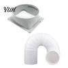Heat Resistant Hose Connector 5.9 Inch Portable AC Exhaust Adapter Square to Universal Round Vent for Mobile Air Conditioner, Replacement Coupler