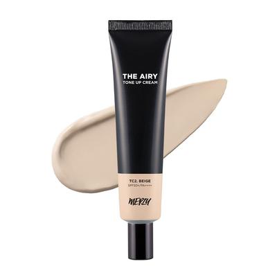 Крем-пудра Merge the Airy Tone Up Cream SPF50+ PA++++ 40 мл, бежевая основа TC2, 1 шт.