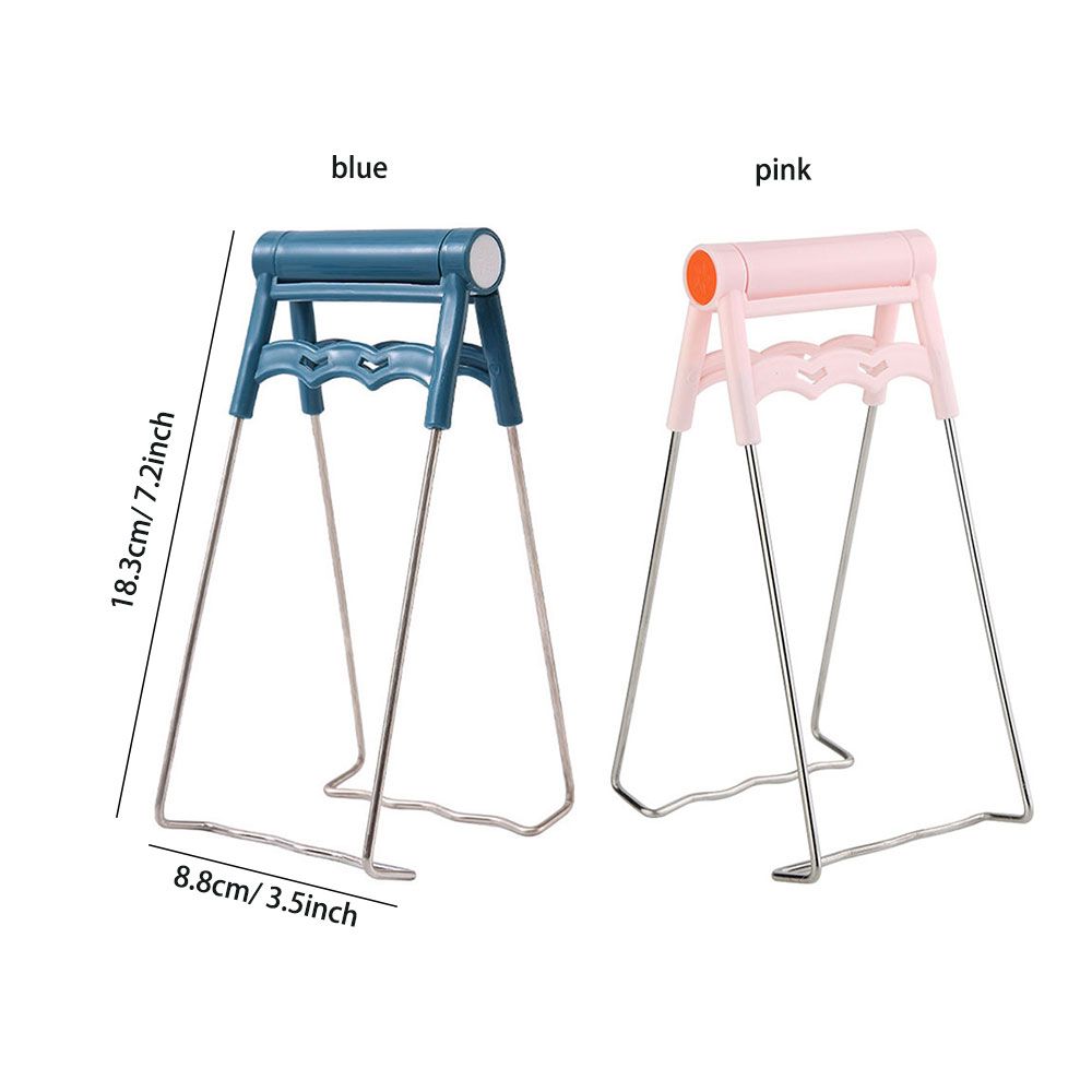 Foldable Steamer Lifter Non-slip Holder Plate Gripper Anti-Scalding Clip Dish Bowl Clamp