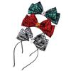 Bowknot Shape Halloween Pumpkin Headband Ghost Festival Headpiece  Carnival Events