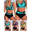 High Waist Bikini Sexy Swimsuit Women Push Up Bikini Set Plus Size Swimwear Beach Swimming Suit