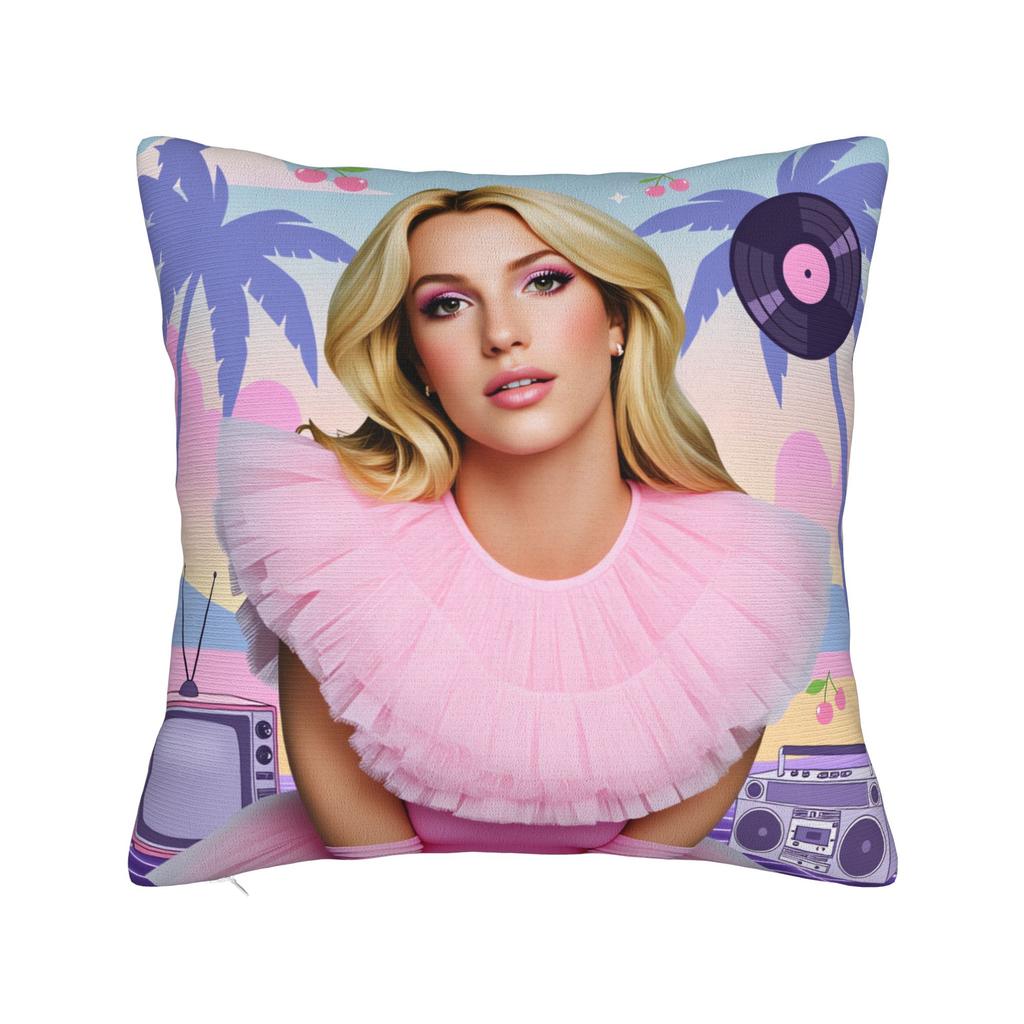 Pillow Cover Singer B-Britneyy S-Pearss Cute Funny Pillow Case For Sofa Home Decoration Pillowcases