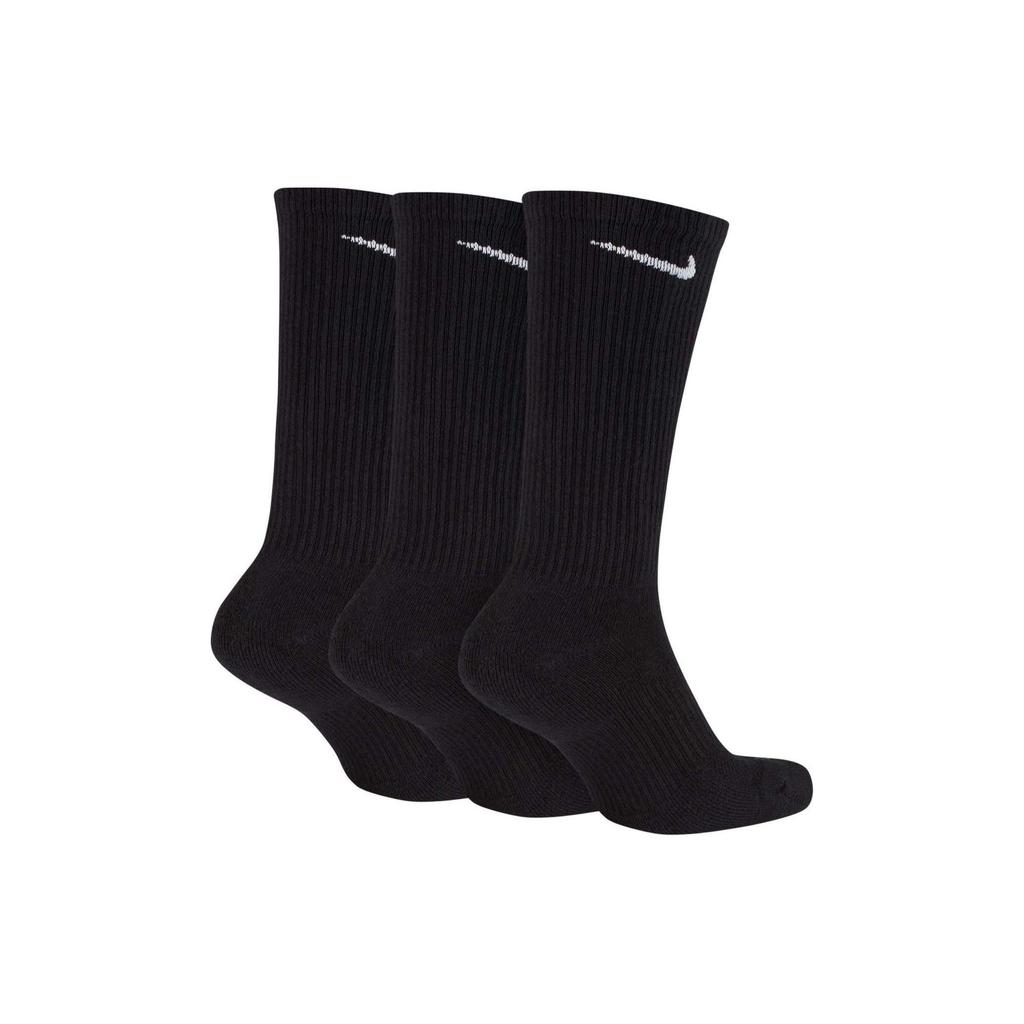 Nike Everyday Plus Cushioned Crew Socks 6 Pairs Black Men's SX6897-010