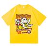 Dandadan Turbo Granny Cat T Shirt Fashion Men/Womne Harajuku Aesthetic Japanese Anime T-Shirt Unisex Cartoon Cotton Tees Shirts