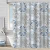 Digital Printing Shower Curtain Waterproof And MildewProof Curtain Watercolor Flower Flower Plant Flower Ben Bathroom Partition Free Punching