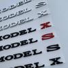 MODEL 3 MODEL S MODEL X Letters Emblem Badge Car Styling Refitting High Performance Trunk Logo Sticker Chrome Black Red