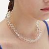 MONDAY EDITION Clear Dewdrops Necklace