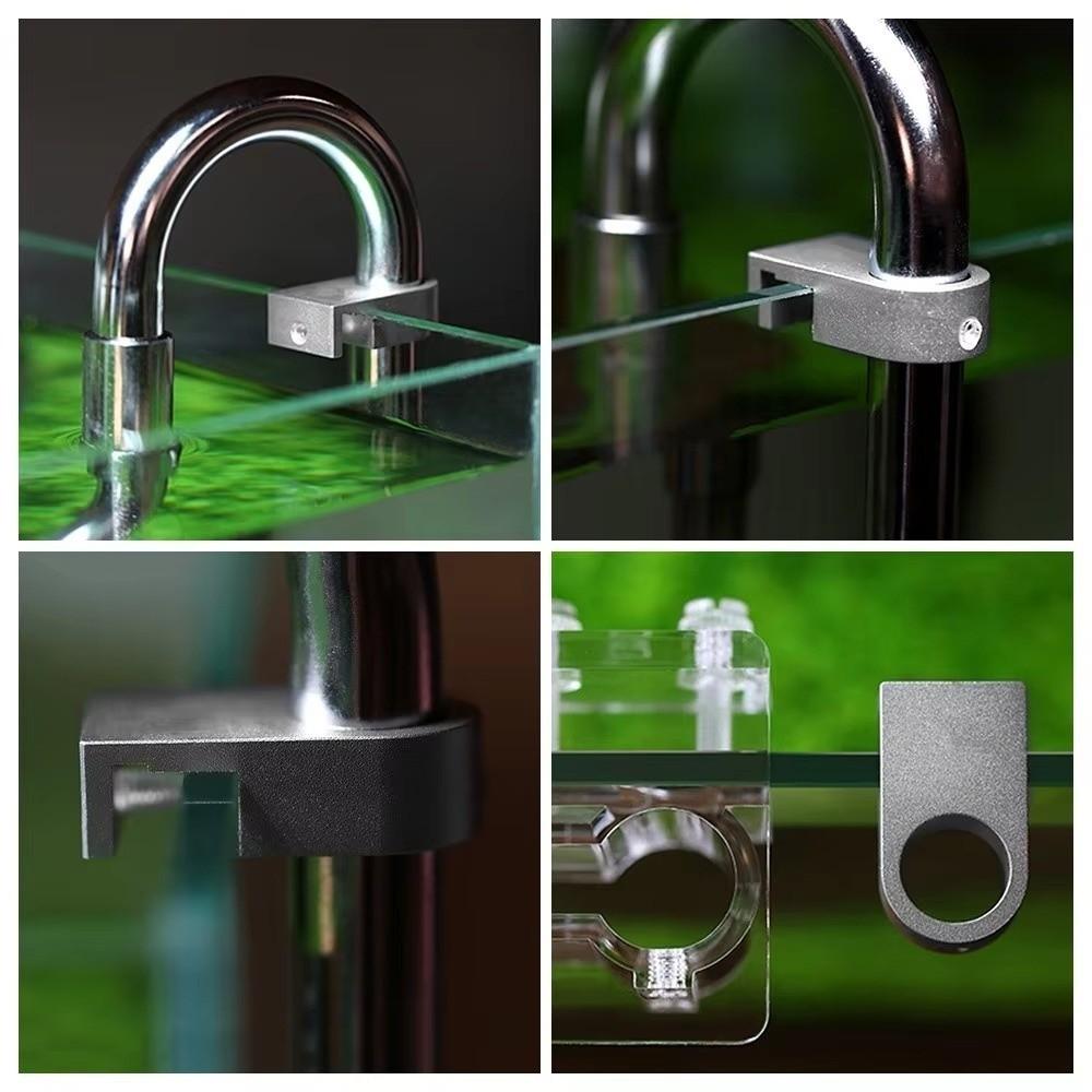Portable Aquarium Water Tube Holder Aluminum Alloy Multifunctional Water Pipe Hose Mount Bracket Pipe Accessory