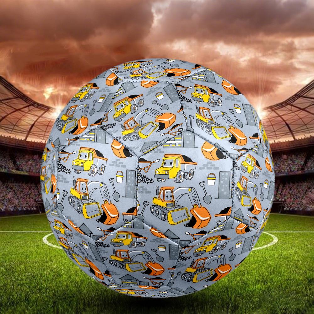 excavator Theme Size 5 Soccer Ball, Suitable for Both Indoor and Outdoor Matches, a Gift Suitable for Everyone.