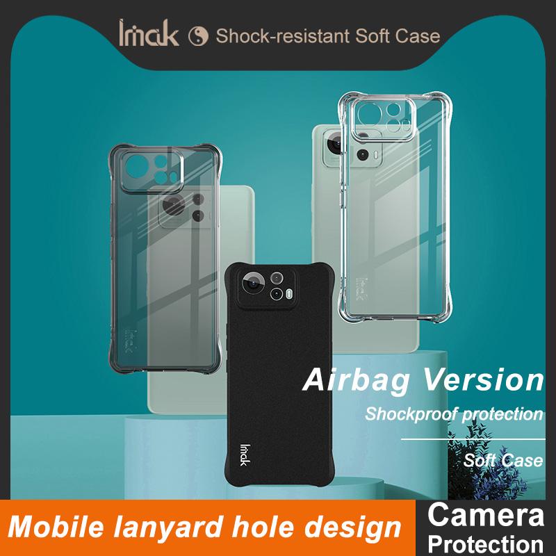 Для Asus Zenfone 12 Ultra 5G Чехол для телефона IMAK Ударопрочный мягкий чехол