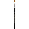 Excellent Flat Brush with Short Wooden Handle and Nylon Bristles - Suitable for Most Paints. Ref 10208