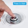 Strainer Hair Catcher Bathroom Sink Plug Basin Spring Core Basin Drain Filter Pop-Up Bounce Core