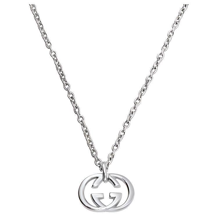 Gucci 2015-2025 Sterling Interlocking G Pendant necklace 190484-J8400-8106