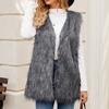Women's V-neck Faux  Vest Top Faux Vest Coat