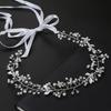 Стильная повязка на голову Повязка на голову со стразами и жемчугом Головной убор Свадебные аксессуары Свадебные аксессуары для волос