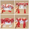 Plush Chinese New Year Headwear Tassel Hanfu Hair Sticks All-match Ancient Style Hairpin  Baby