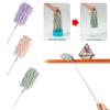 (Qunide) Microfiber Dusters For Cleaning, Mini Feather Dusters With Extension Pole Detachable Cleaning Supplies For Office, Car, Window, Furniture