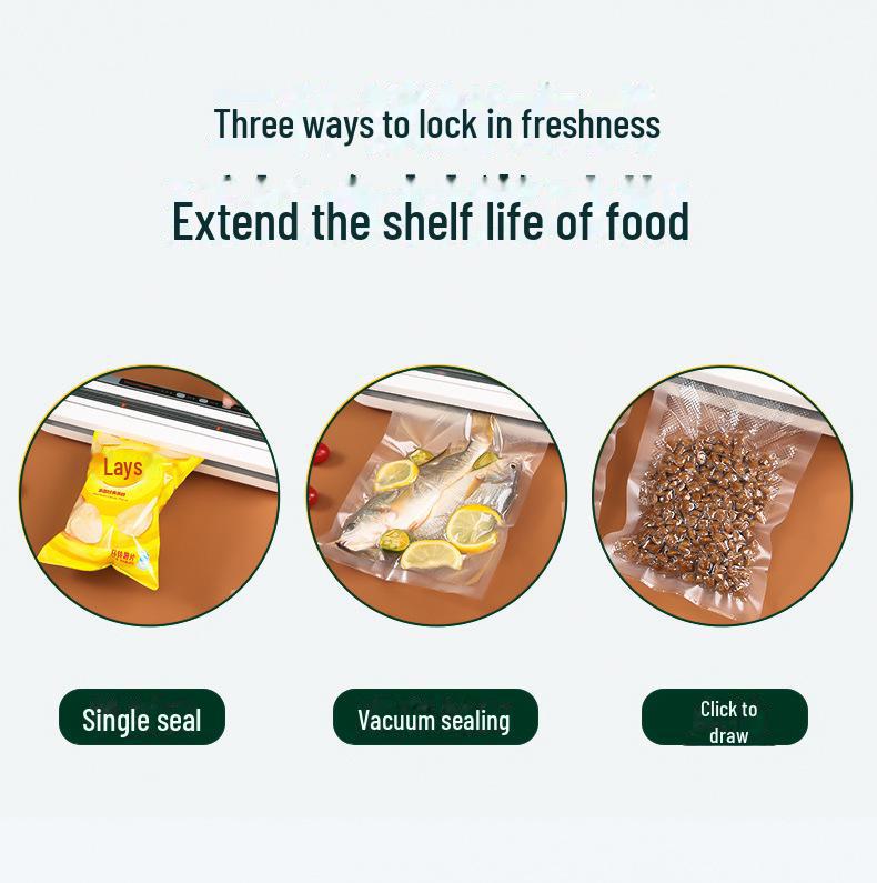 Компактный автоматический вакуумный упаковщик для консервирования продуктов питания