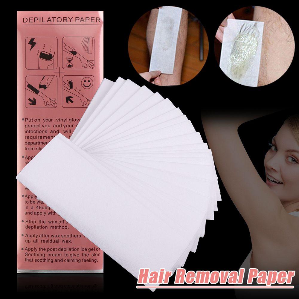 100Pcs/set Beauty Skin Care Smooth Body Cloth Depilatory Non-Woven Waxing Strips Hair Removal Paper