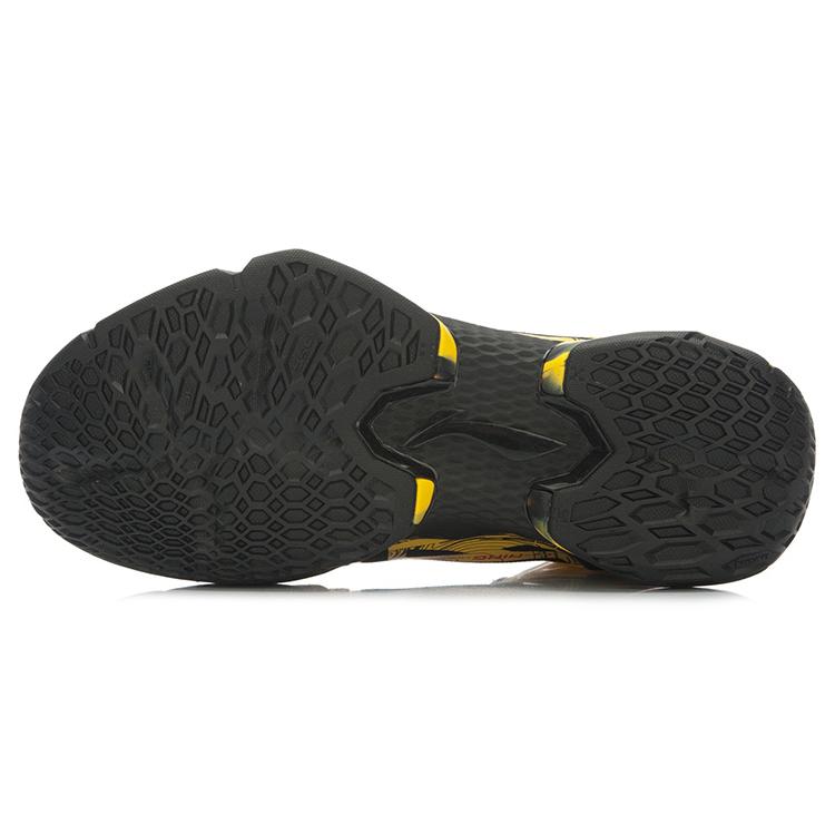 Баскетбольные кроссовки Li Ning Power 2 Мужские Высокие Желто-Черные ABAK035-6