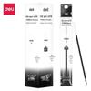 Deli 0.5mm Black Gel Pen Refills (Bullet Tip)